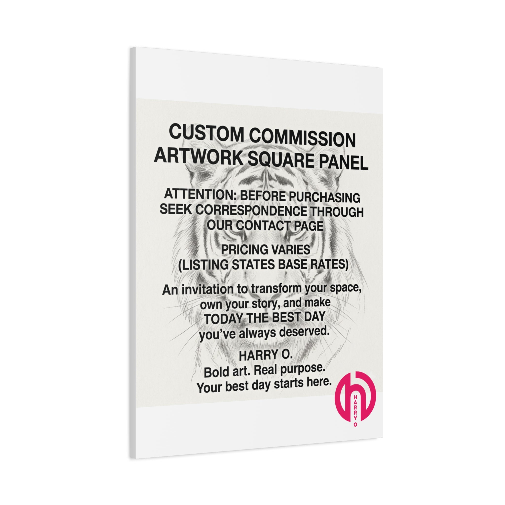 COMMISSION TRIPTYCH 3-PANEL