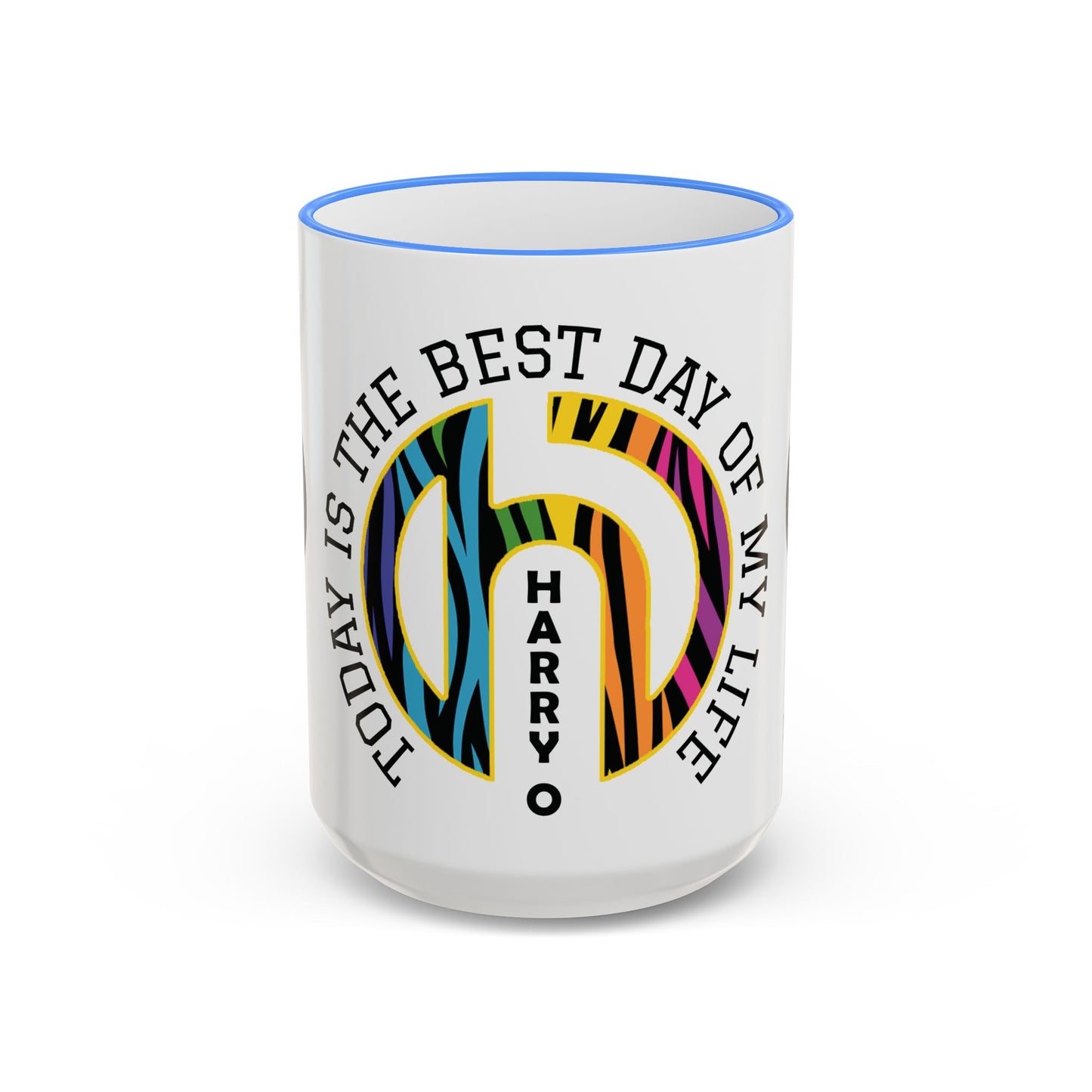HARRY O Mug — Yellow/Black 15 oz.