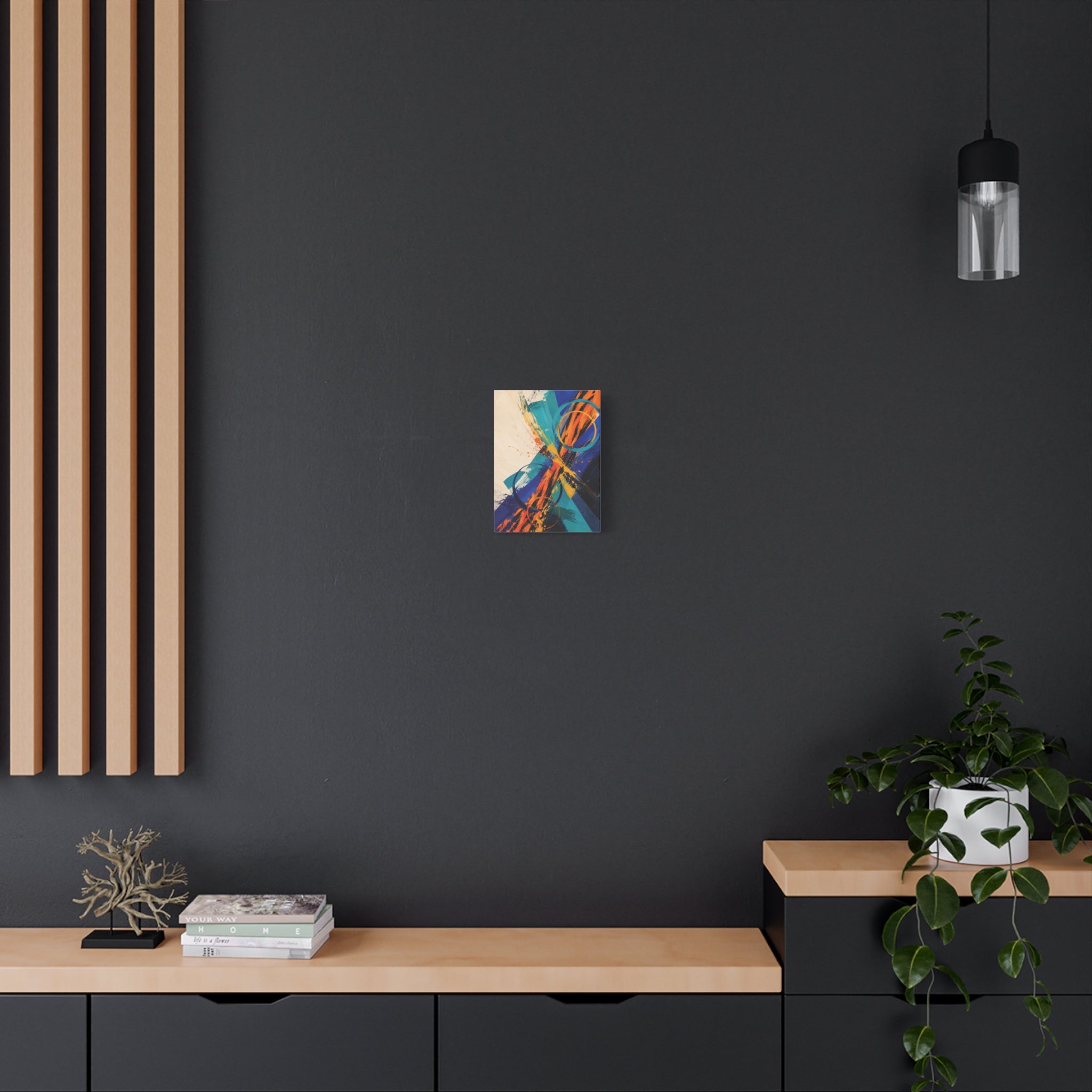 Electric Safari: The Kinetic Stripe Series Collection 3-piece TRIPTYCH WALL ART