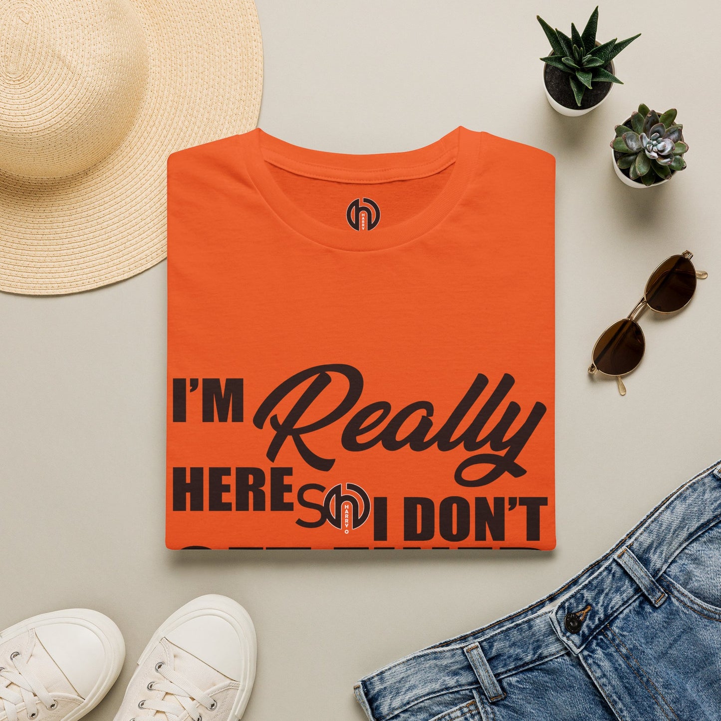 I’m Really Here So I Don’t Get Fined GYM Statement Tee