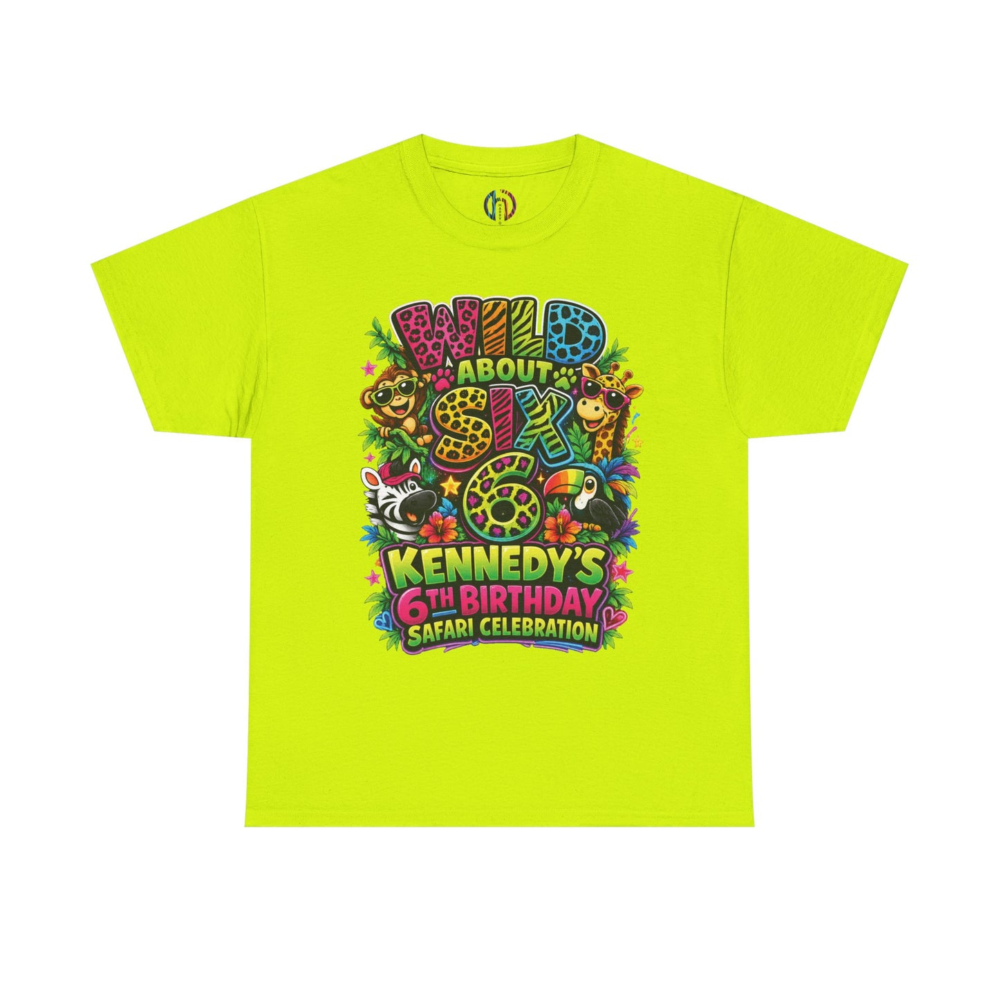 "Wild About 6" Kennedy's Birthday Safari Design