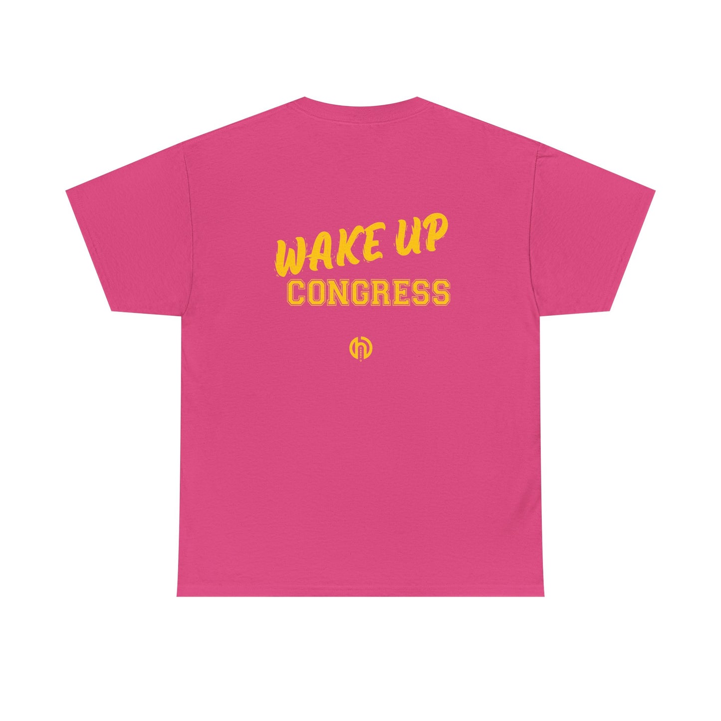 Wake Up Congress T-Shirt | Political Typography Statement Tee
