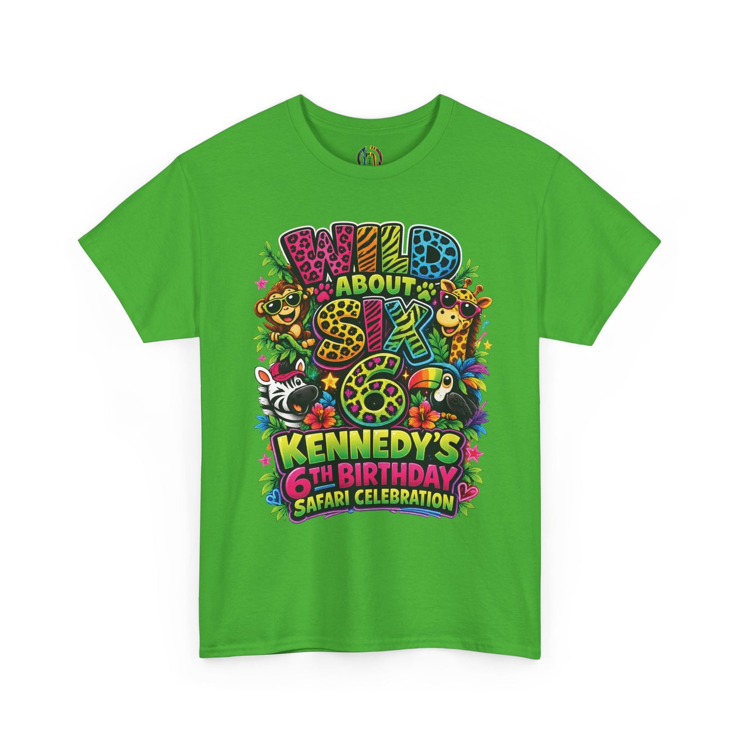 "Wild About 6" Kennedy's Birthday Safari Design