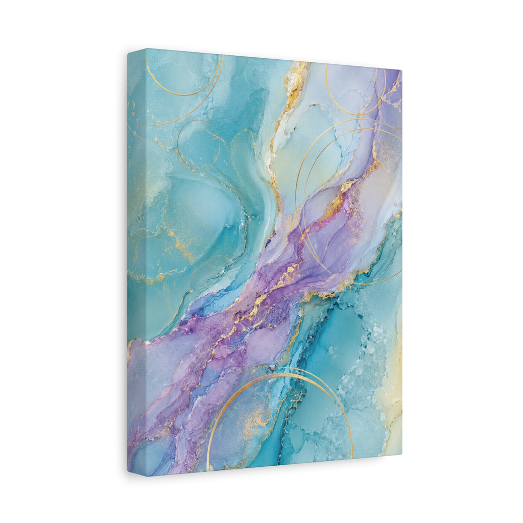 Liquid Aquamarine Pastel Geode Collection: AMETHYST ISLE IIC