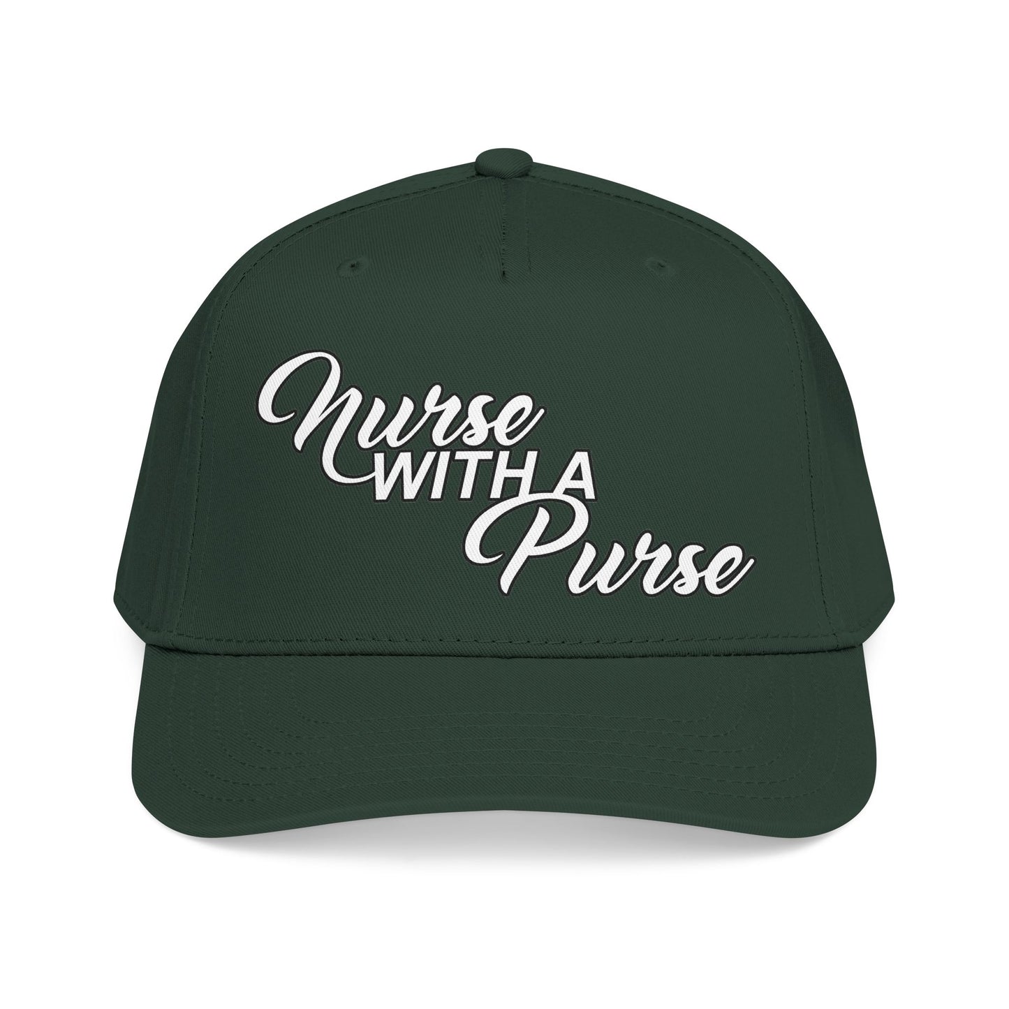 Nurse with a Purse Mid Profile Baseball Cap 2