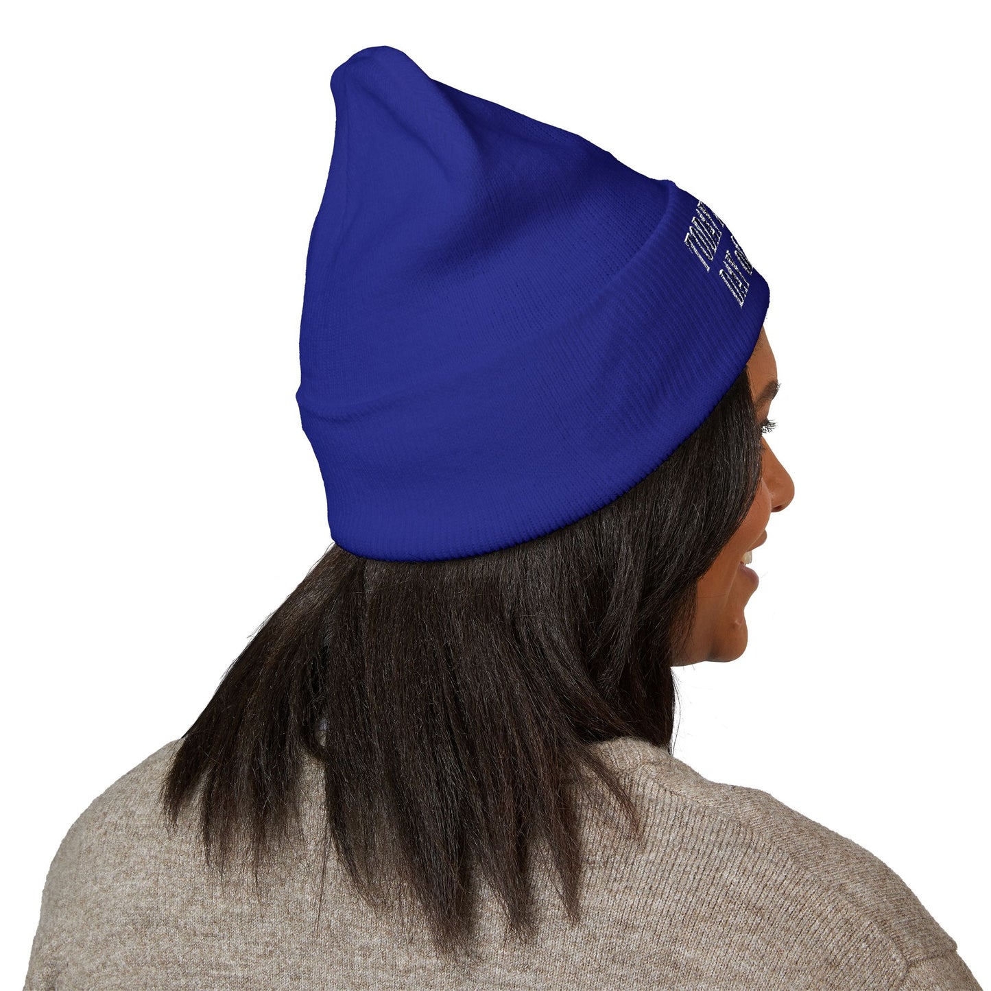 TODAY IS THE BEST DAY HARRY O Embroidered Cuffed Beanie — "Tune Into Rest" Cozy Winter Hat