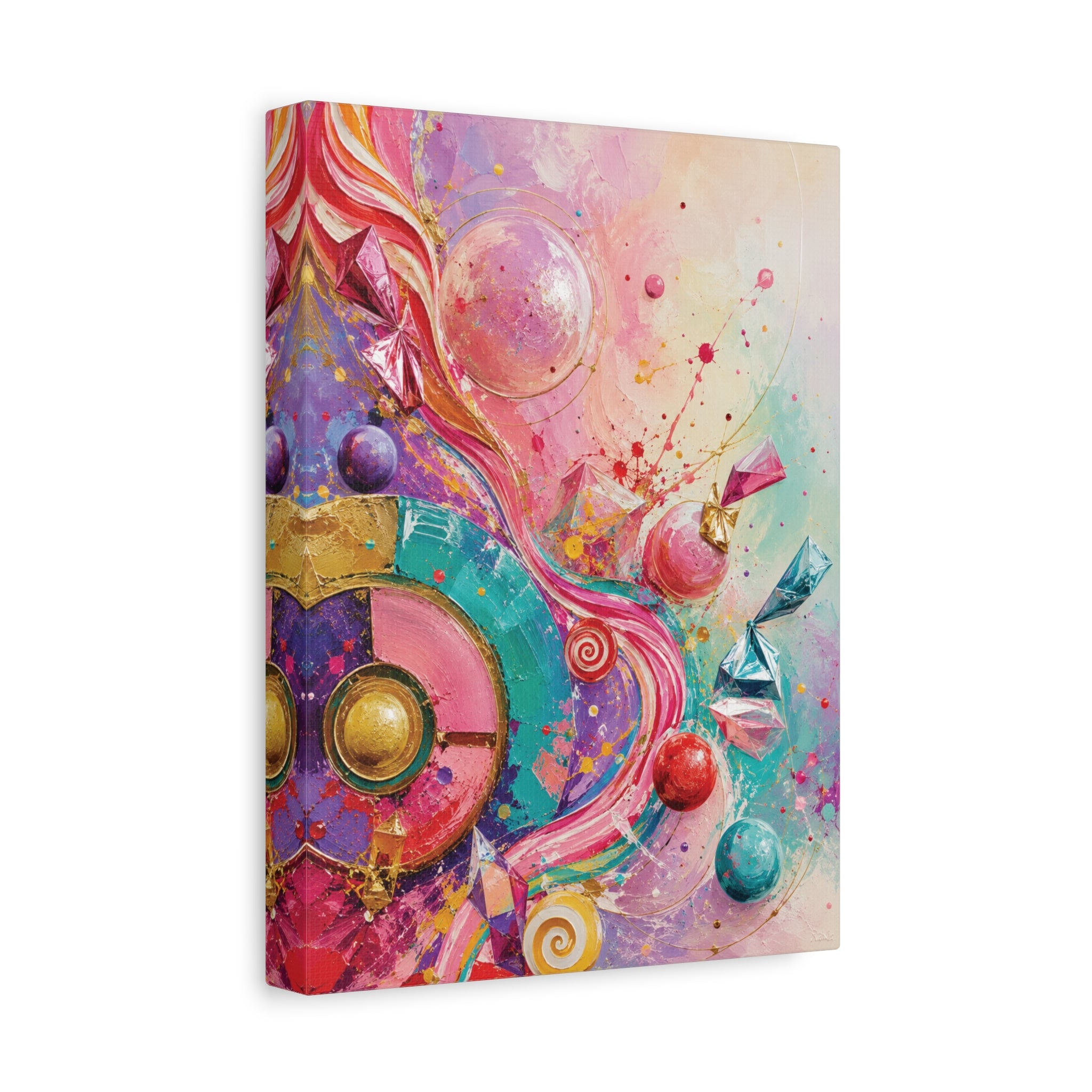 The Sweet Chaos Collection: CONFECTION COSMOS 3-piece TRIPTYCH WALL ART