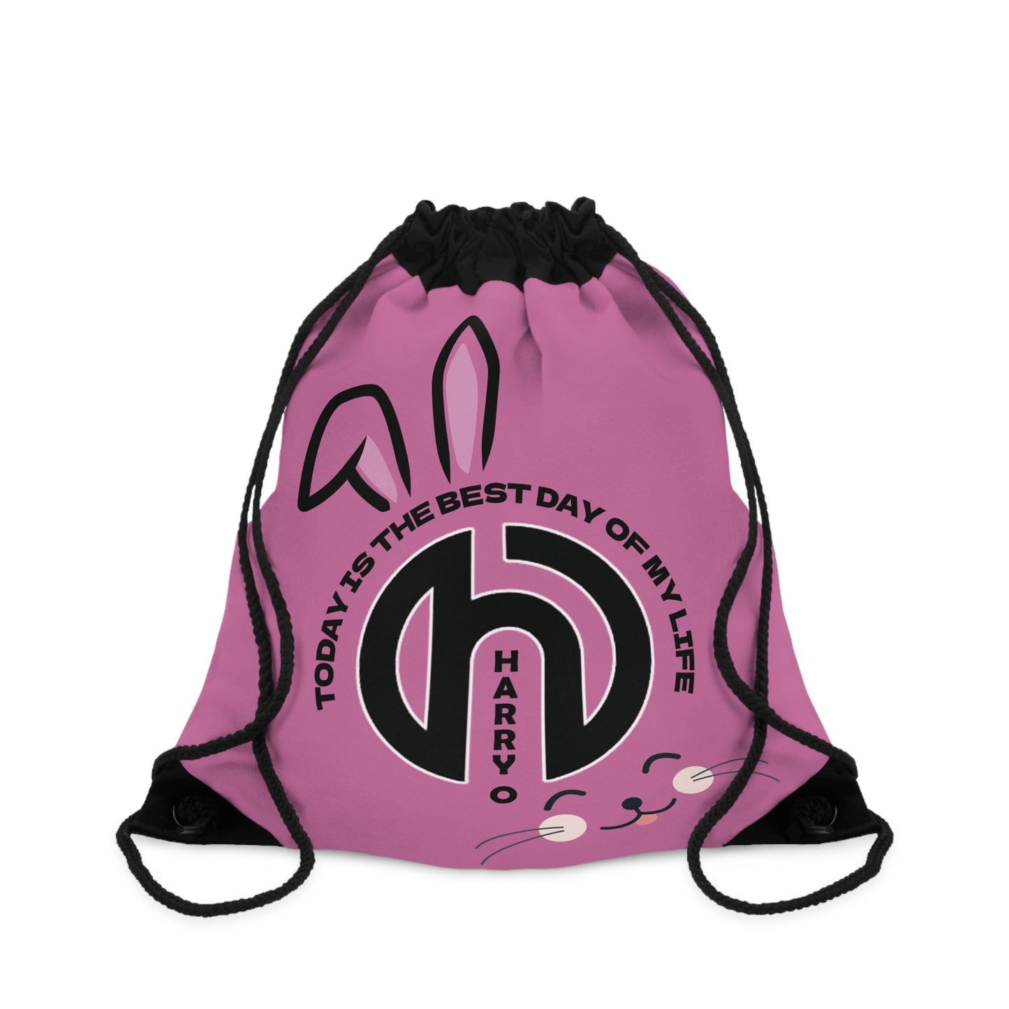 HarryO Today Is The Best Day of My Life Drawstring Gymsack HOPPY EASTER EDITION