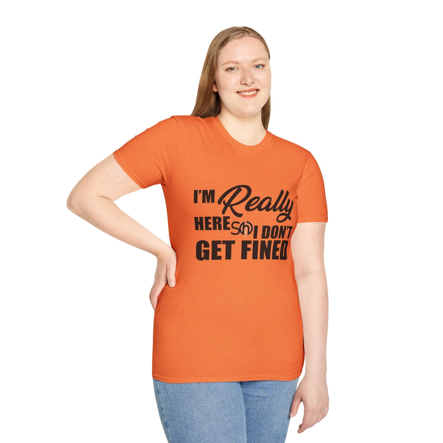 I’m Really Here So I Don’t Get Fined GYM Statement Tee
