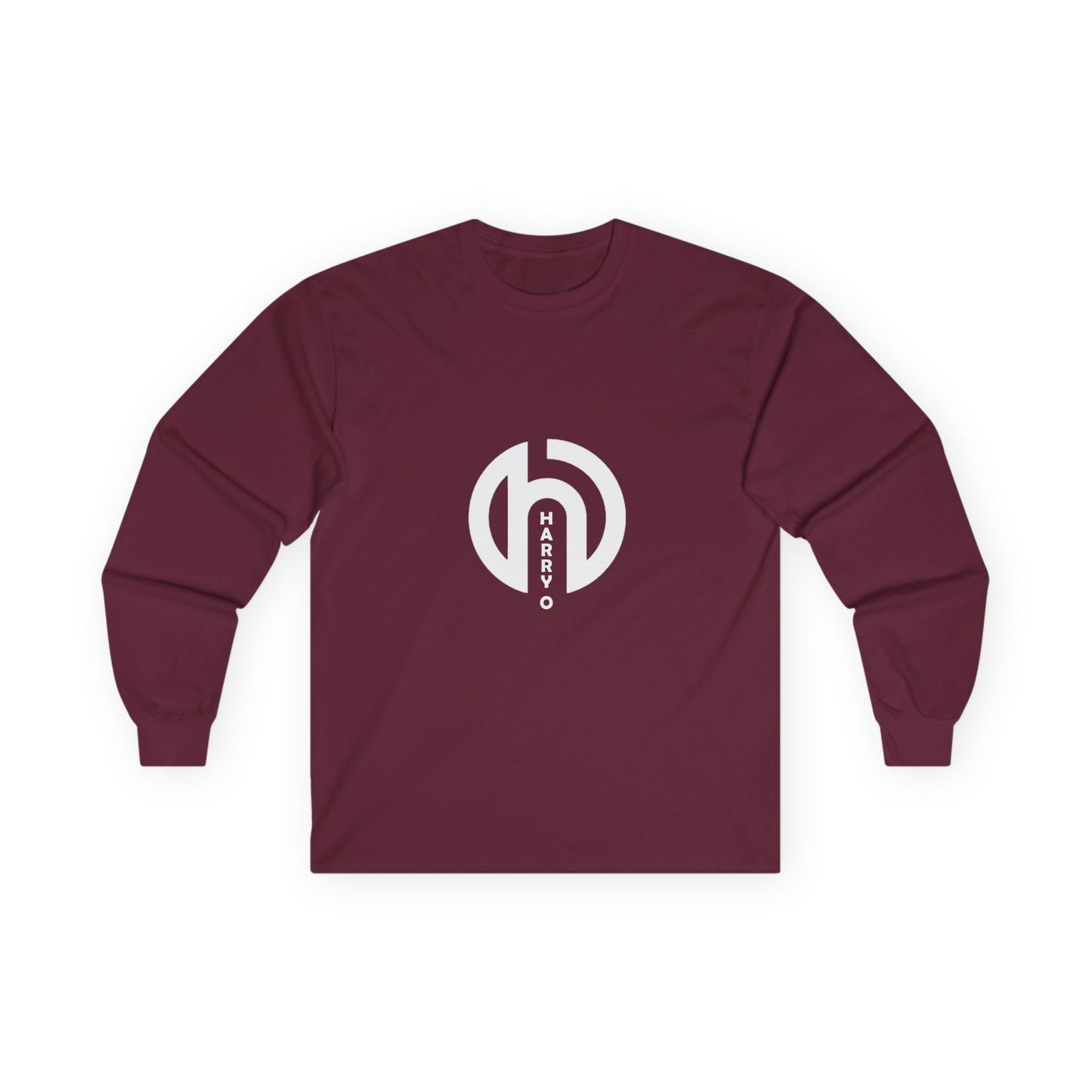 HARRY O Signature LOGO (WHITE) Unisex Ultra Cotton Long Sleeve Tee