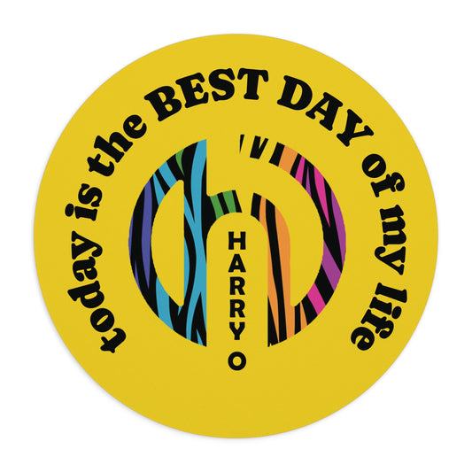 HARRY O "Today Is the Best Day of My Life" Gaming Desk Mat