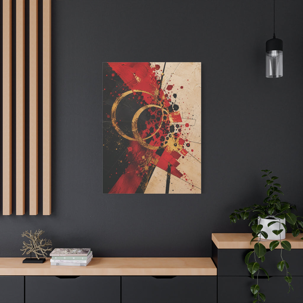 Imperial Safari: Crimson Cheetah Collection 3-piece TRIPTYCH WALL ART