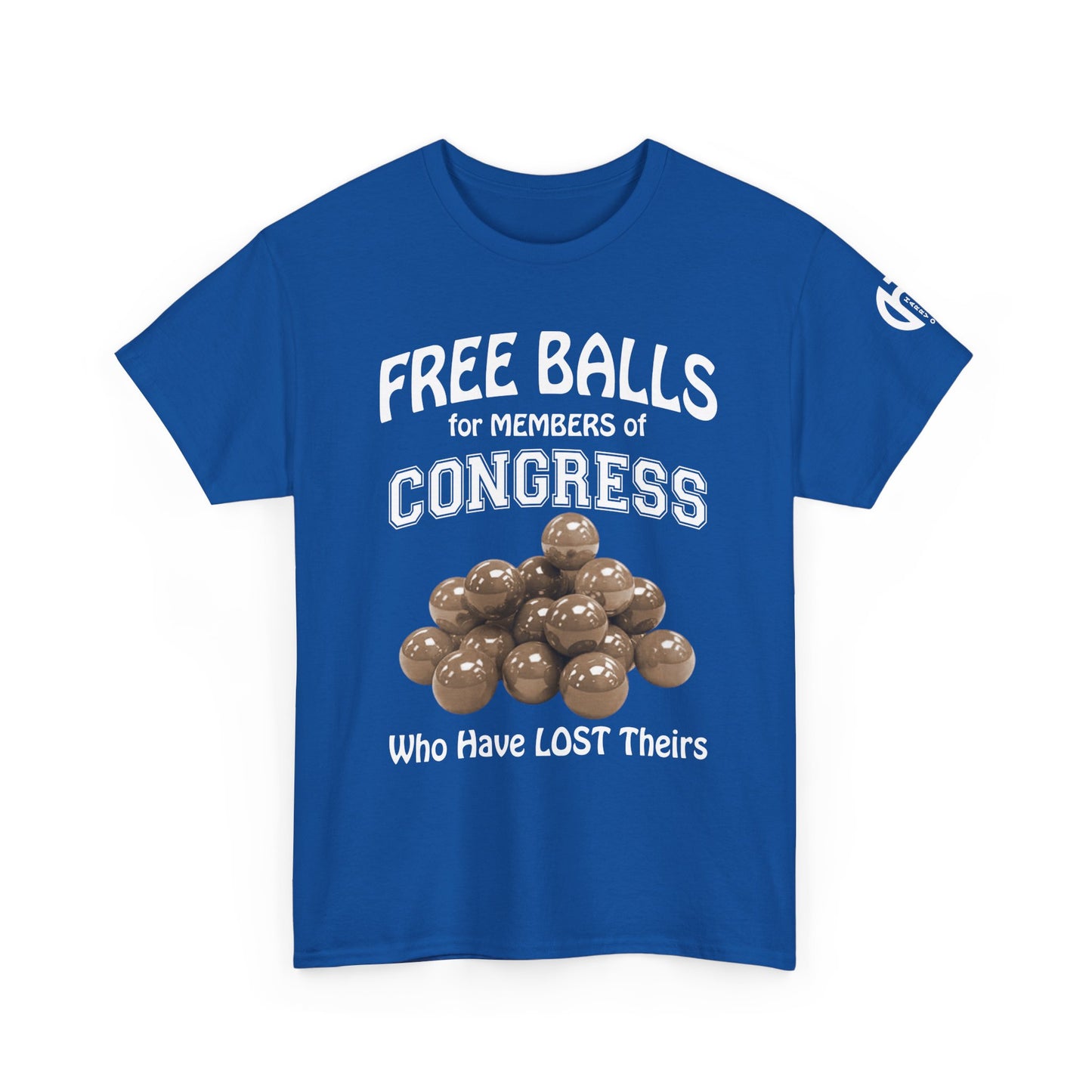 FREE BALLS FOR CONGRESS Graphic Tee (GREEN OLIVE)