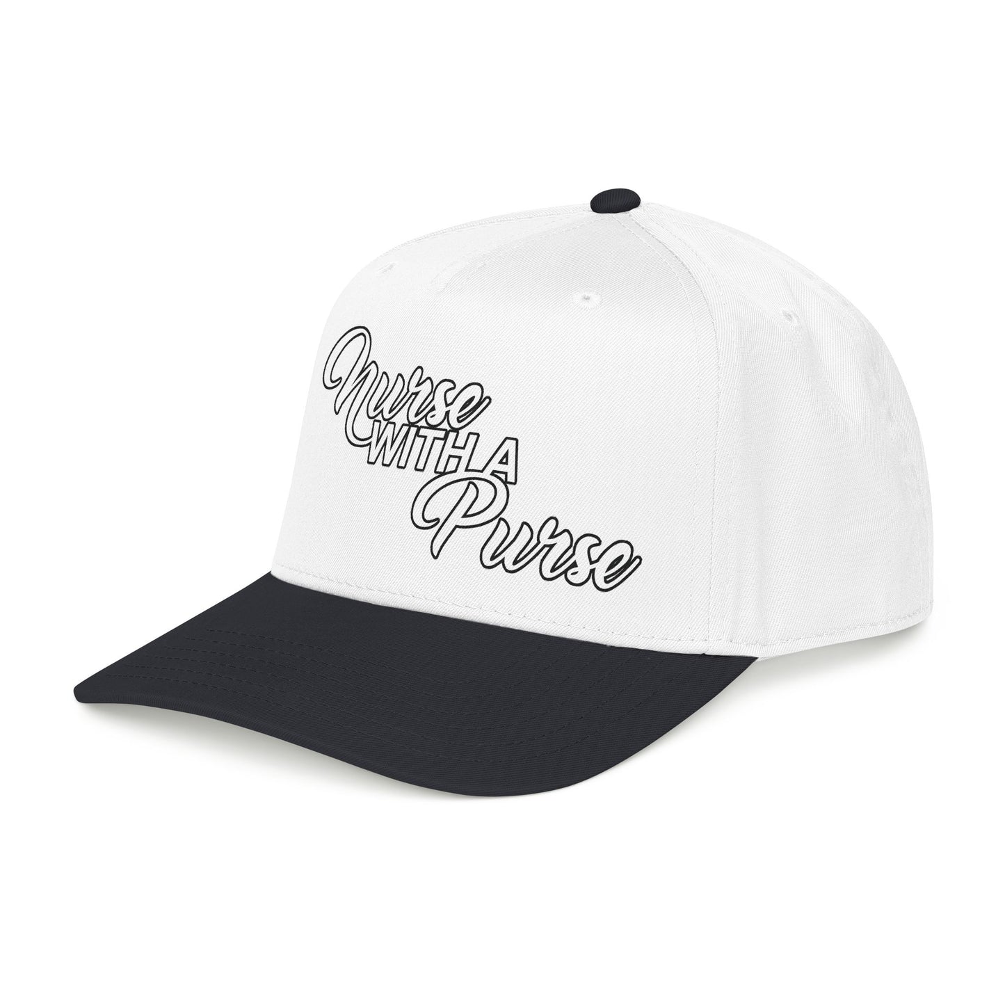 Nurse with a Purse Mid Profile Baseball Cap 2