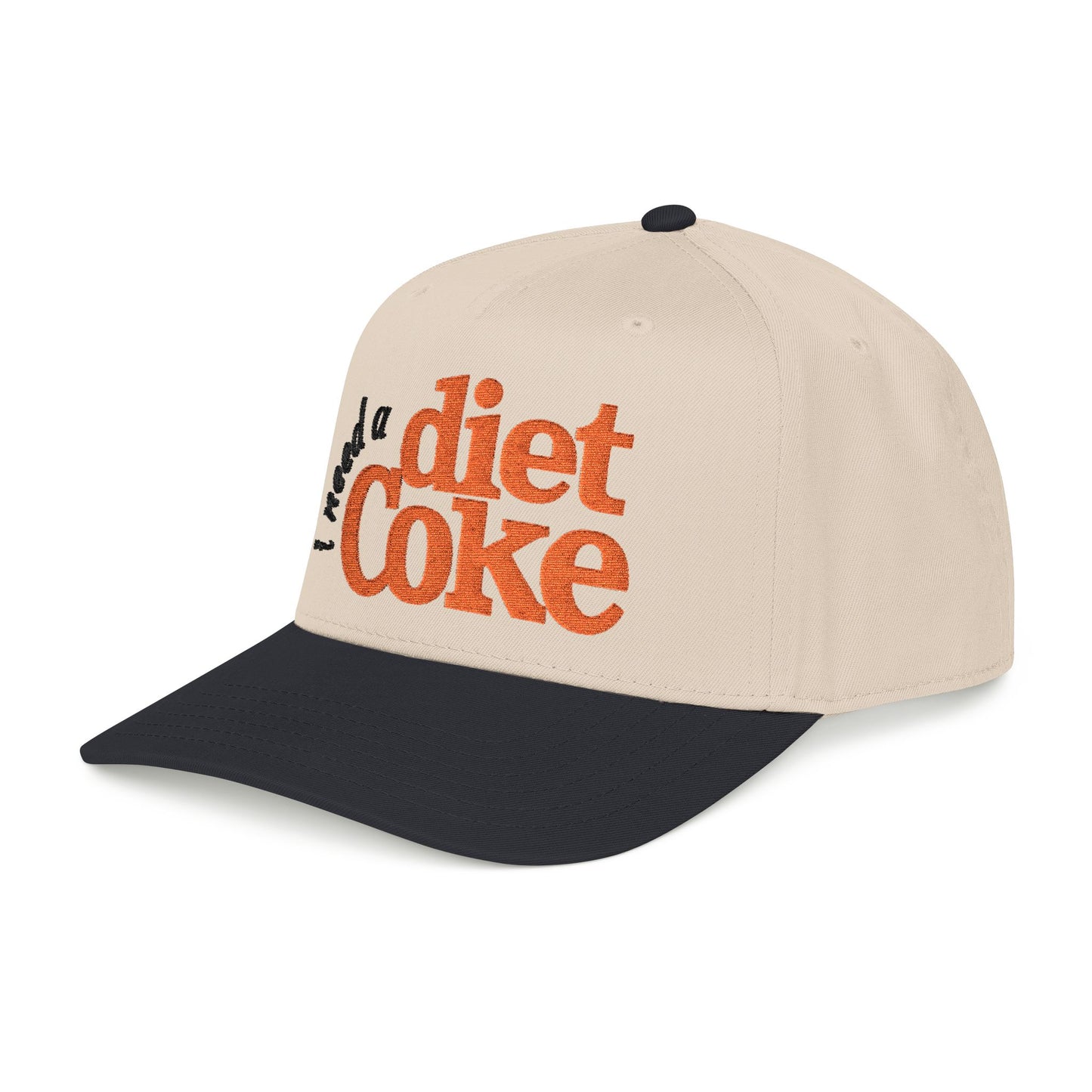 I Need A Diet Coke EMBROIDERED Baseball Cap