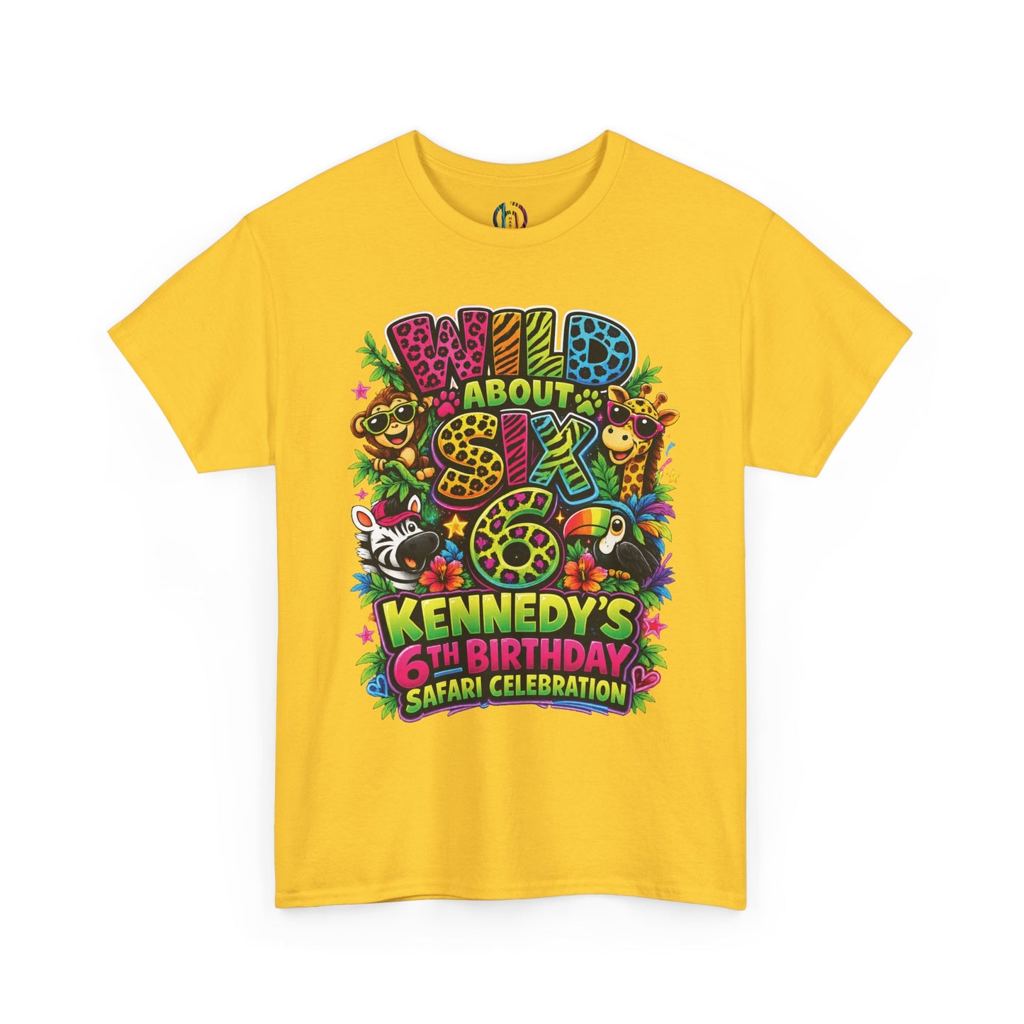 "Wild About 6" Kennedy's Birthday Safari Design