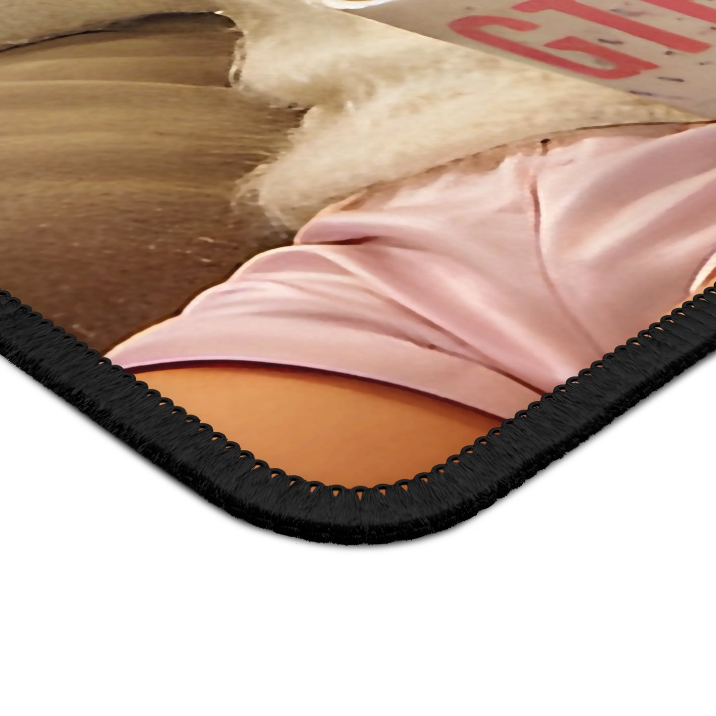 GTFO Coffee/Smoke Funny Doll Face Mouse Pad