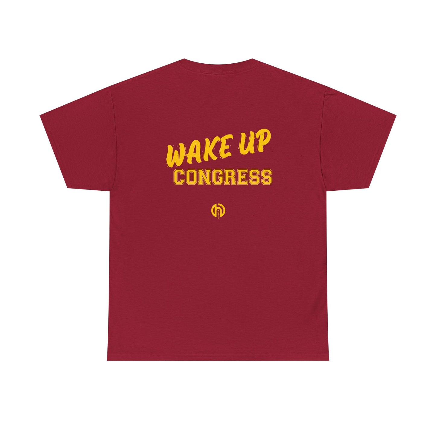 Wake Up Congress T-Shirt | Political Typography Statement Tee