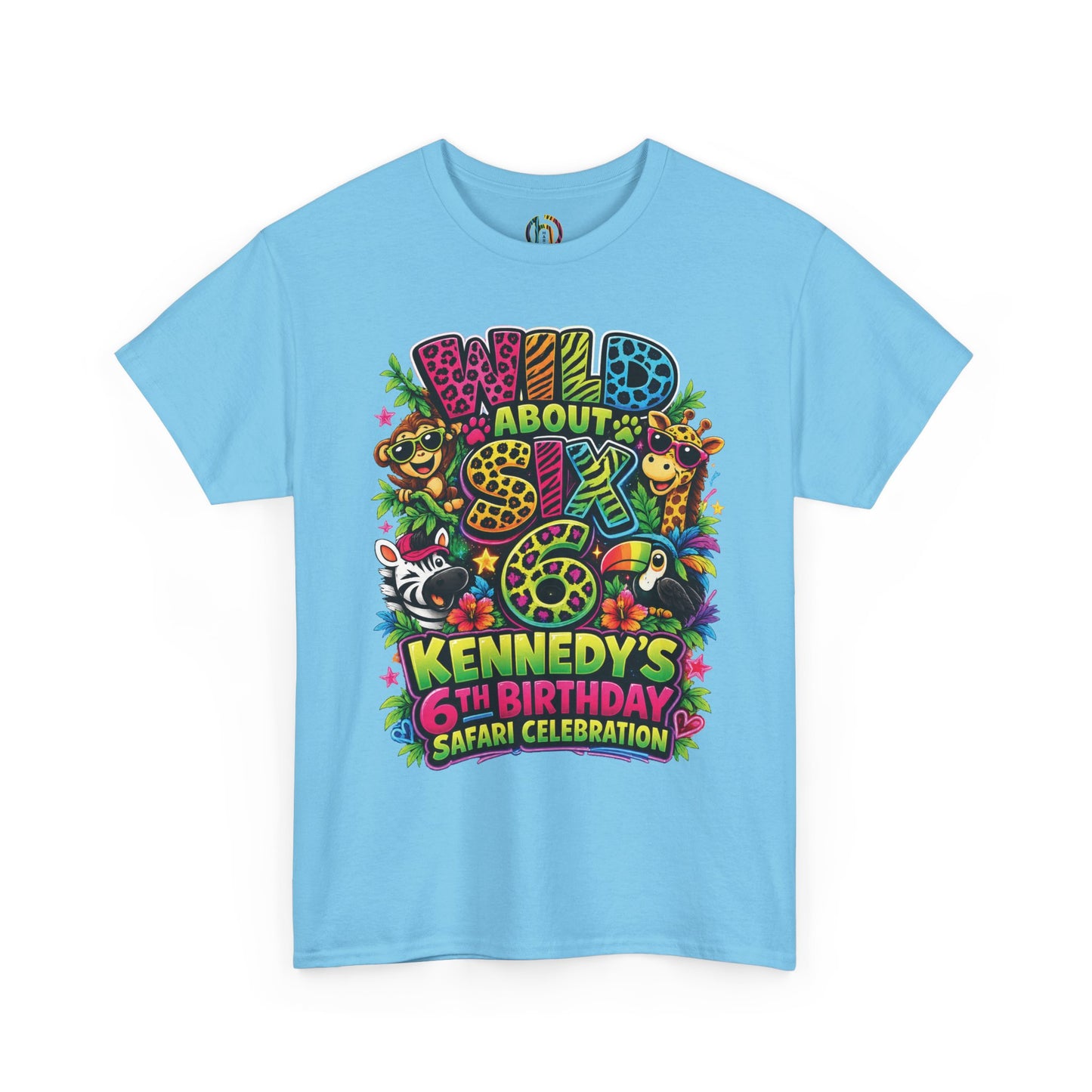 "Wild About 6" Kennedy's Birthday Safari Design