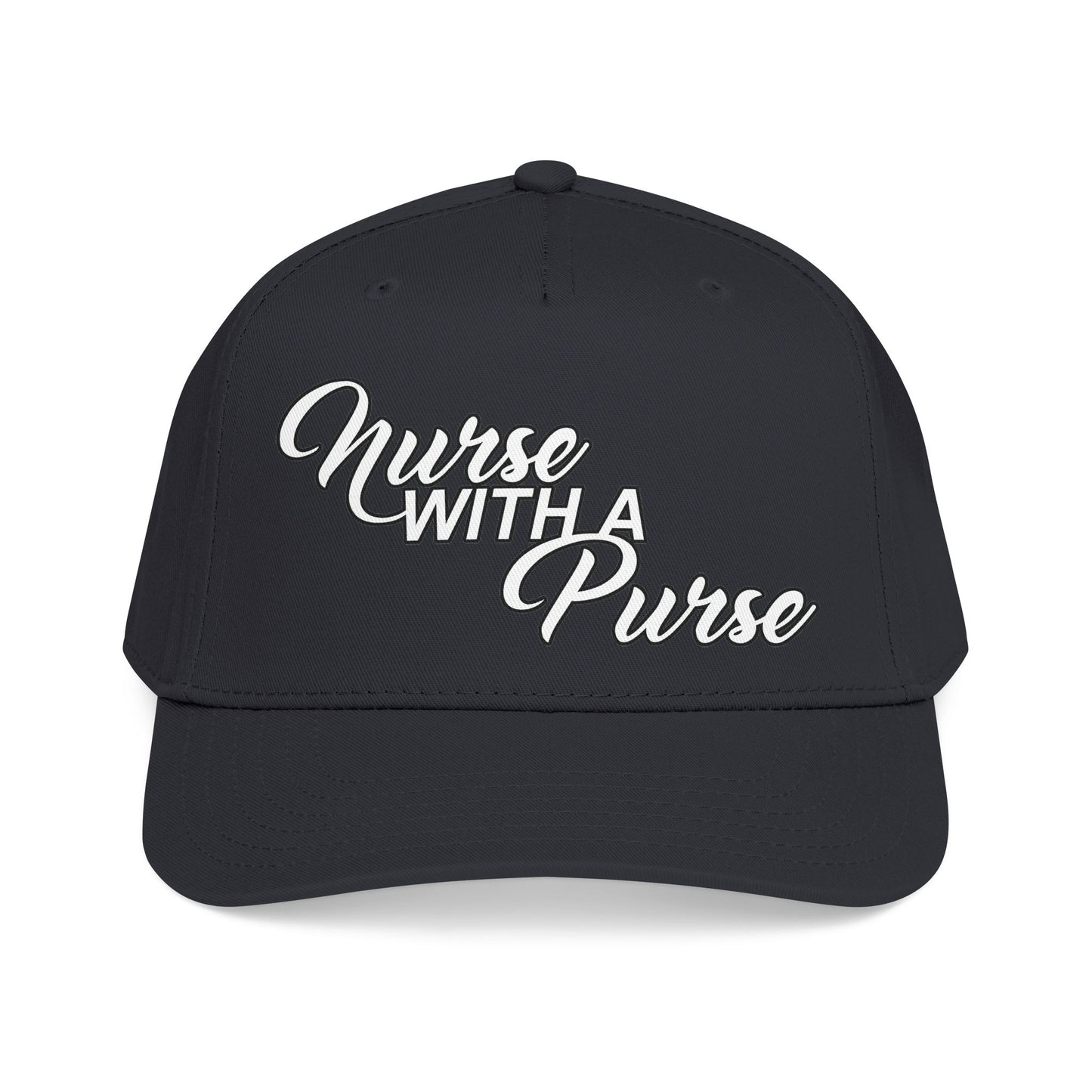 Nurse with a Purse Mid Profile Baseball Cap 2