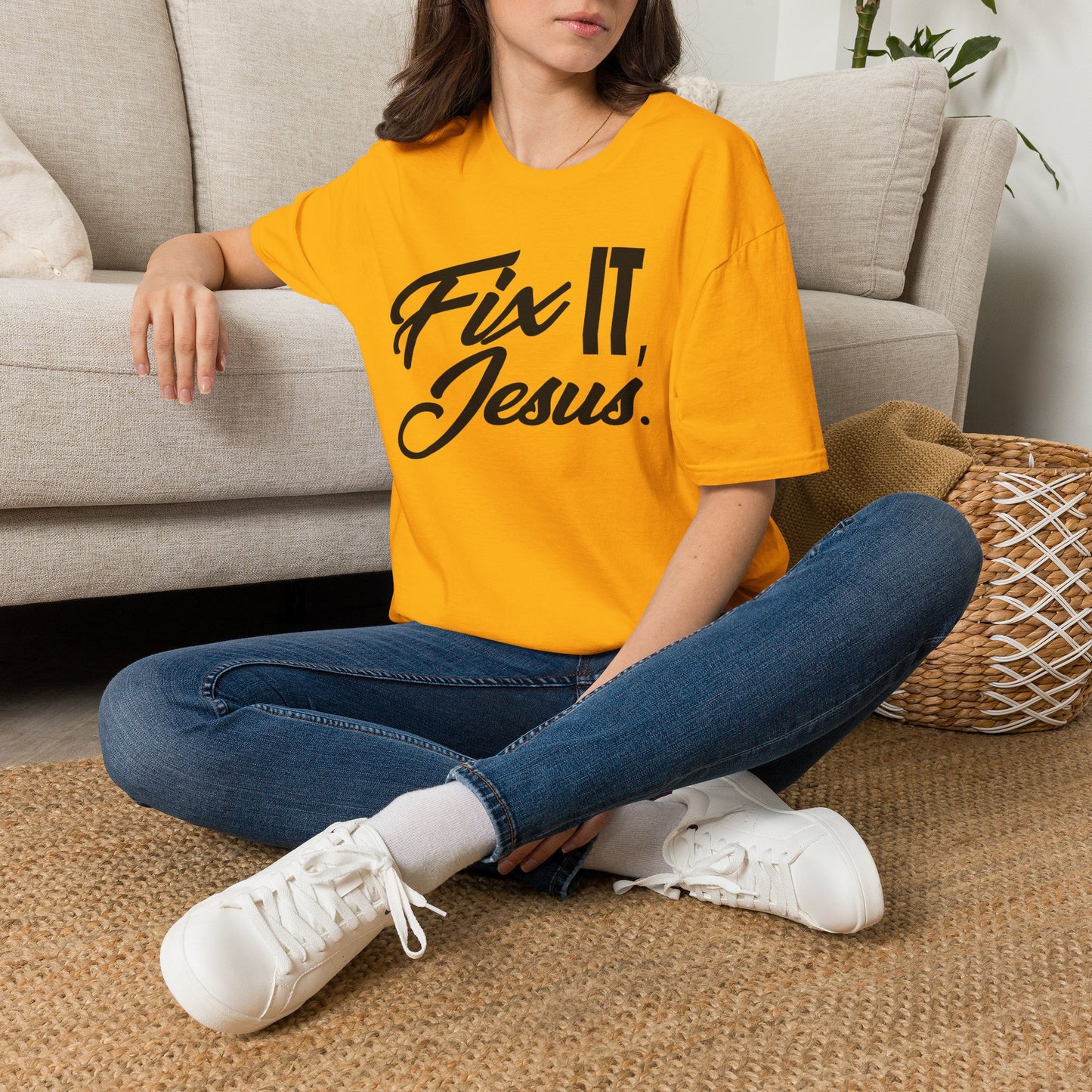 FIX IT JESUS T-Shirt — Religious Graphic Tee for Faith & Encouragement