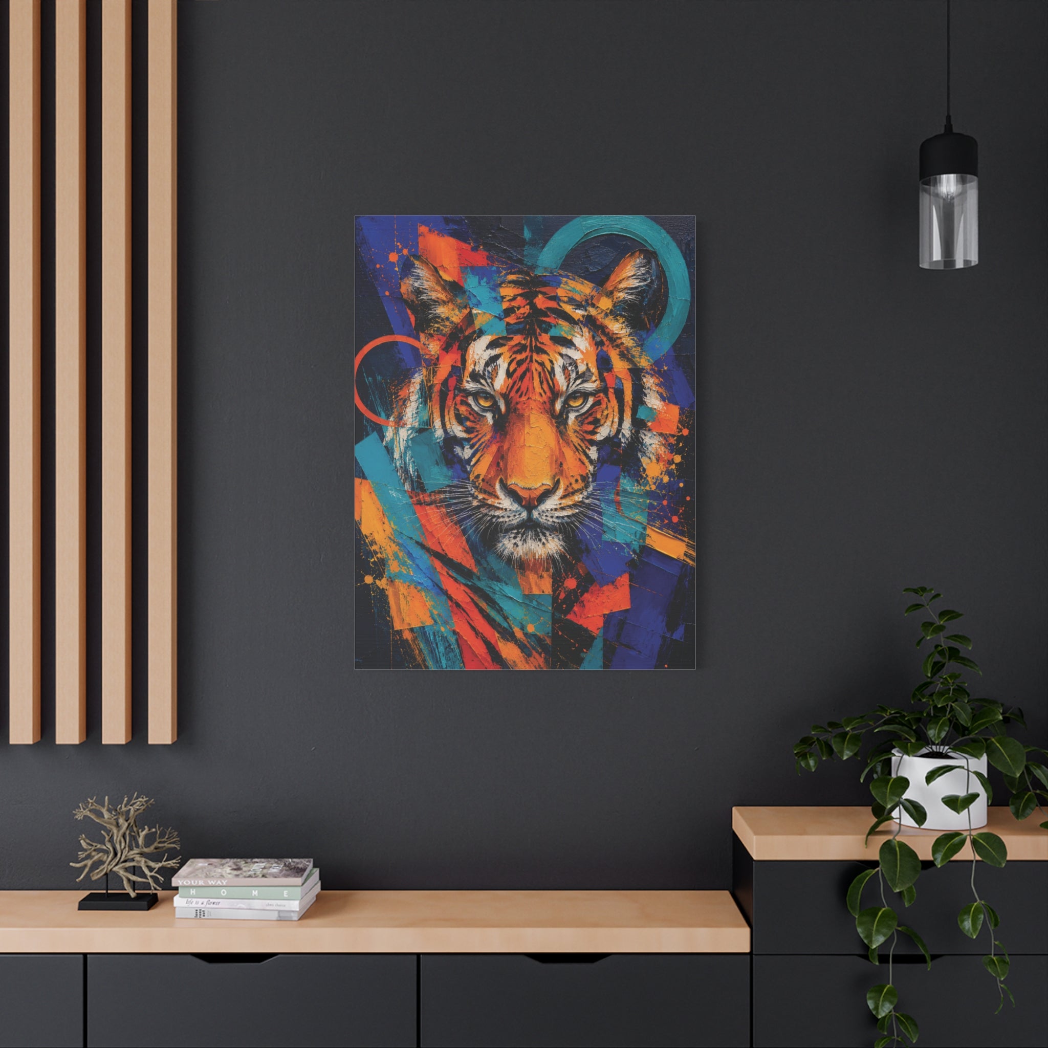 Electric Safari: The Kinetic Stripe Series Fauvist Majesty IIC