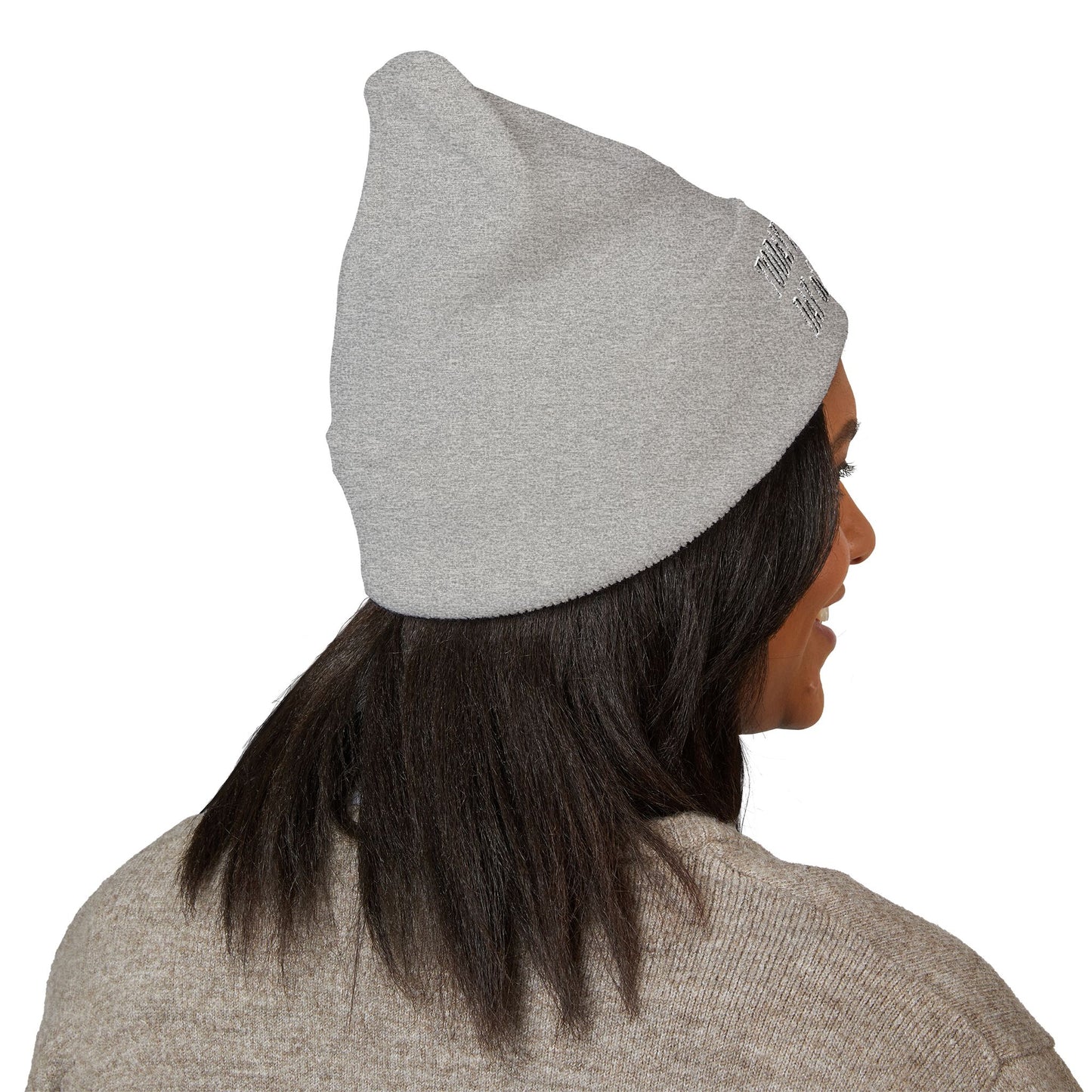 TODAY IS THE BEST DAY HARRY O Embroidered Cuffed Beanie — "Tune Into Rest" Cozy Winter Hat