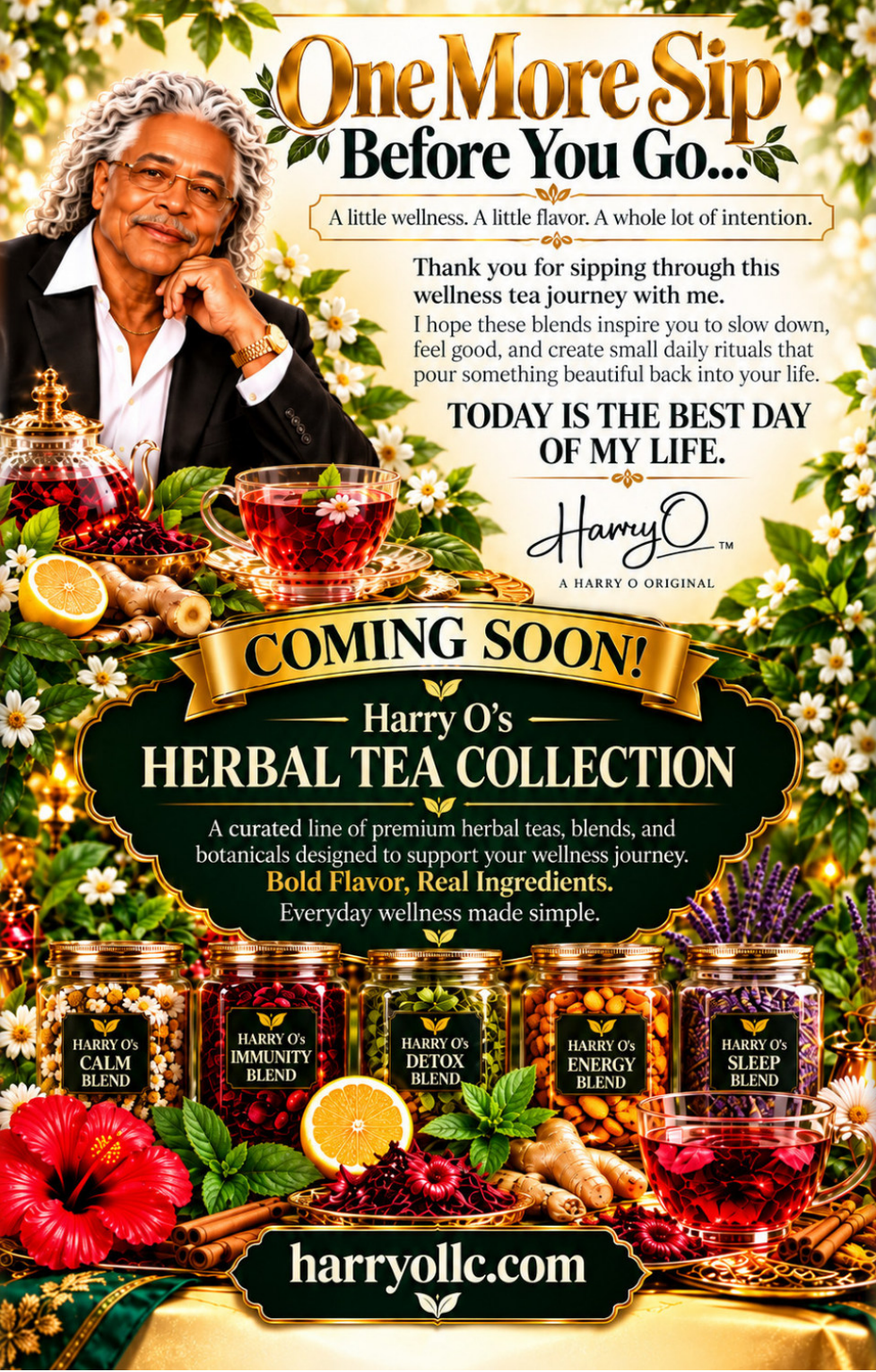 SIP HAPPENS! — The Wellness Tea Edition